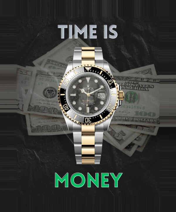 "Time Is Money" (1.5")
