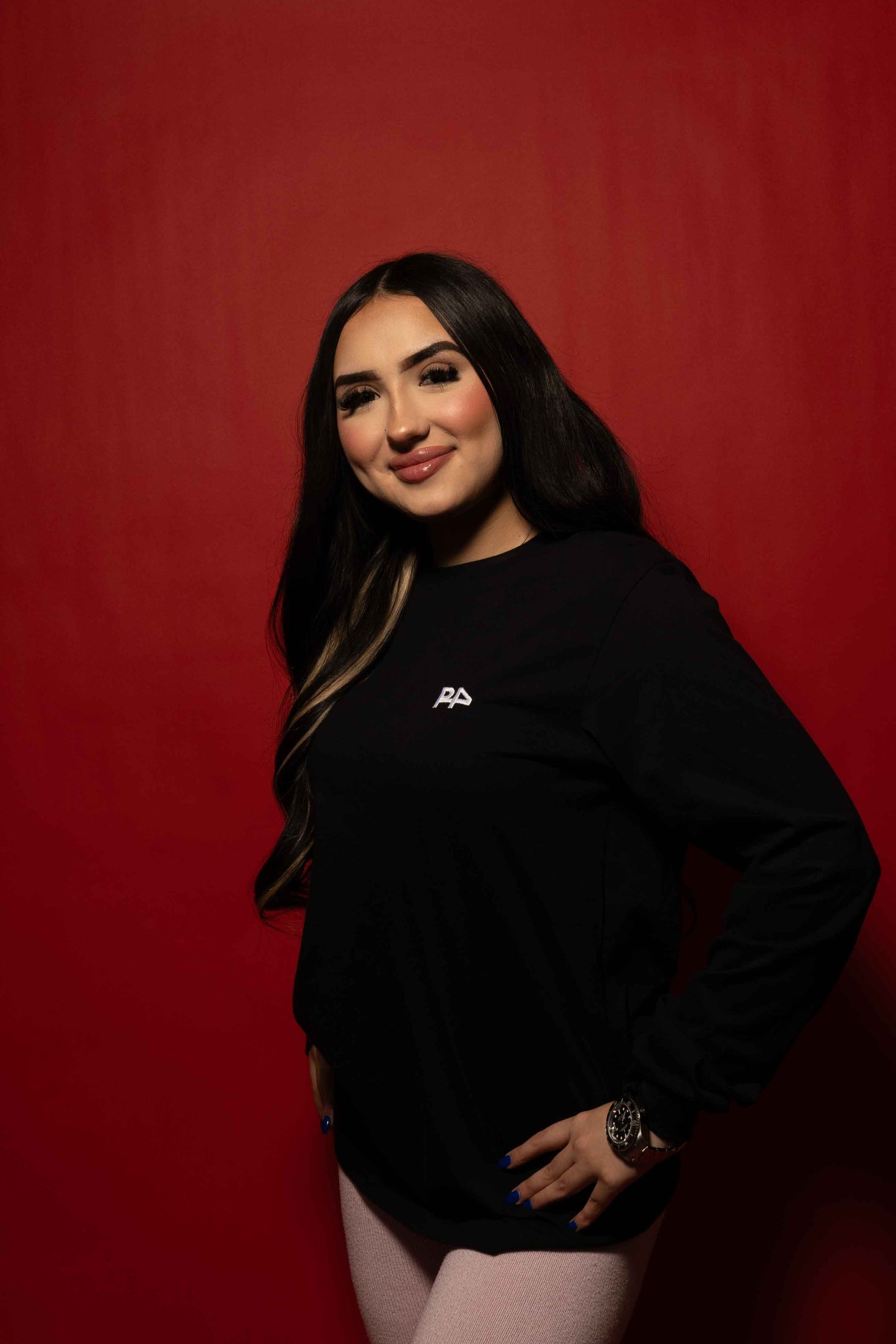 P4 Long Sleeve T-shirt (Black)