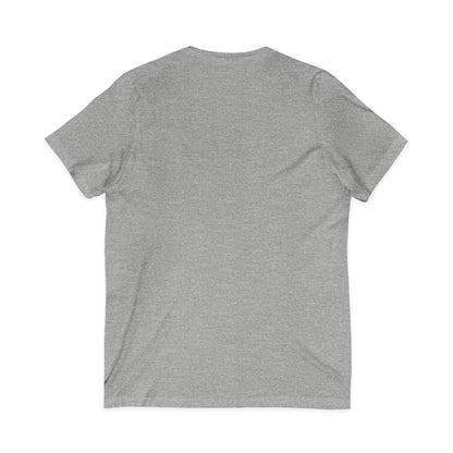 Phantom Logo V-Neck Tee — Minimalist Retro Band-Style Shirt