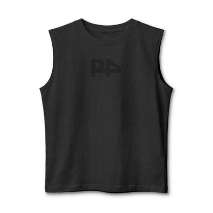 PA Logo Muscle Tank — Minimalist Athletic Sleeveless Tee