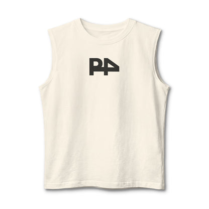 PA Logo Muscle Tank — Minimalist Athletic Sleeveless Tee
