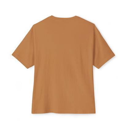 Boxy Tee — Minimal P4 Logo Pastel Pink Oversized T‑Shirt
