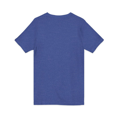 Phantom Logo V-Neck Tee — Minimalist Retro Band-Style Shirt