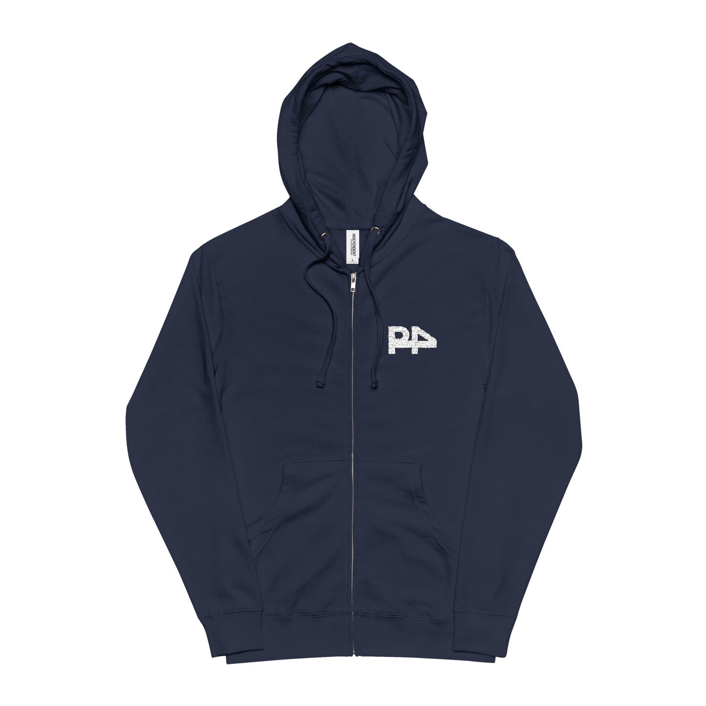 P4 embroidered Zip Hoodie