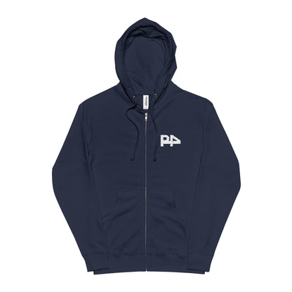 P4 embroidered Zip Hoodie