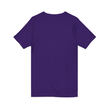 Phantom Logo V-Neck Tee — Minimalist Retro Band-Style Shirt