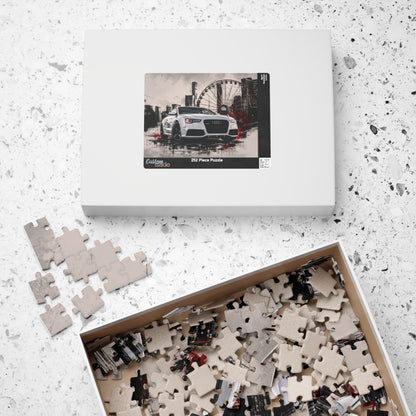 Audi Sports Car Puzzle – Urban Ferris Wheel Cityscape Jigsaw (110/252/520/1014 pcs)