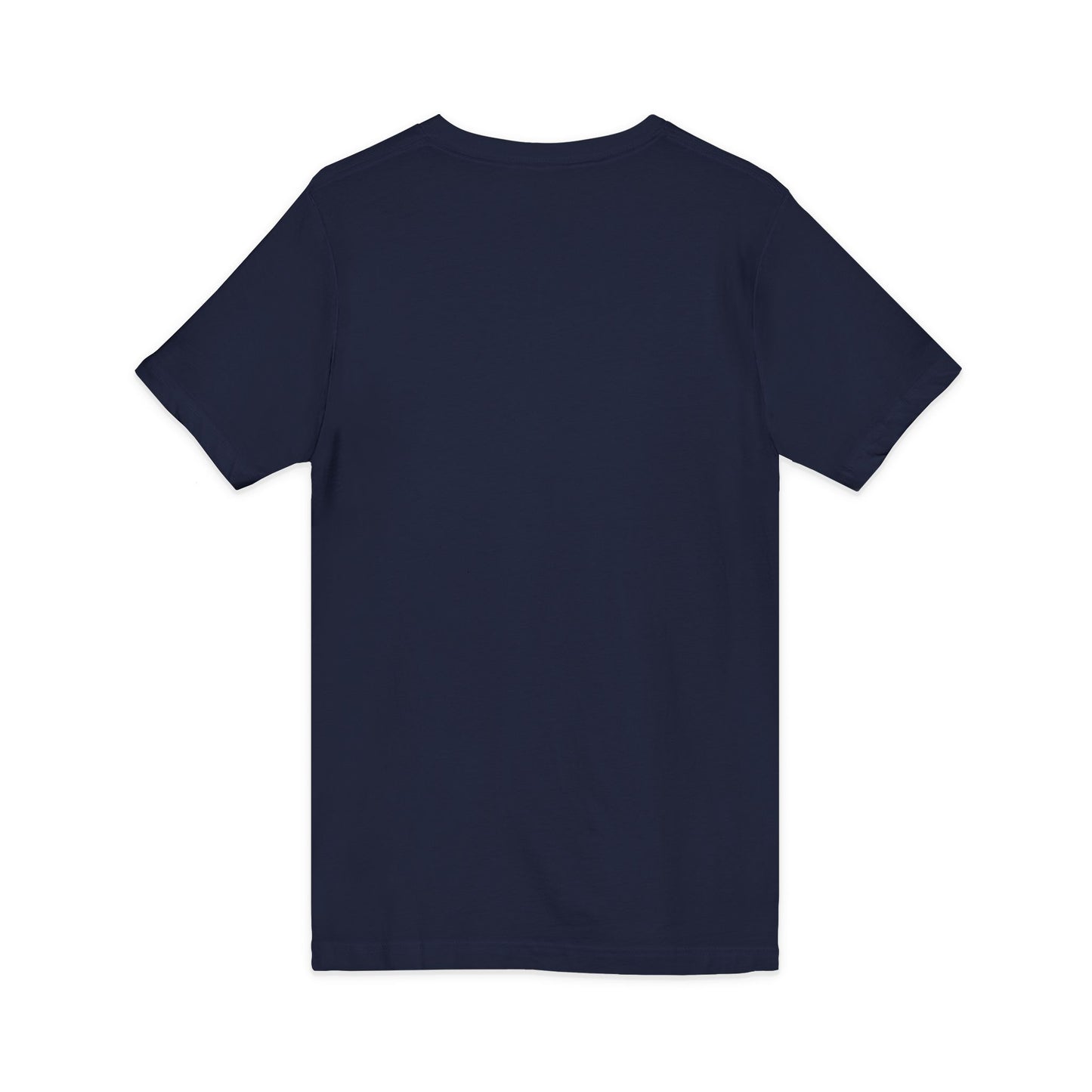 Phantom Logo V-Neck Tee — Minimalist Retro Band-Style Shirt