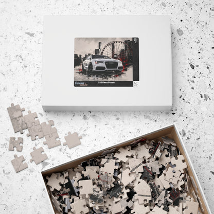 Audi Sports Car Puzzle – Urban Ferris Wheel Cityscape Jigsaw (110/252/520/1014 pcs)