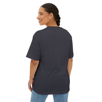 Boxy Tee — Minimal P4 Logo Pastel Pink Oversized T‑Shirt