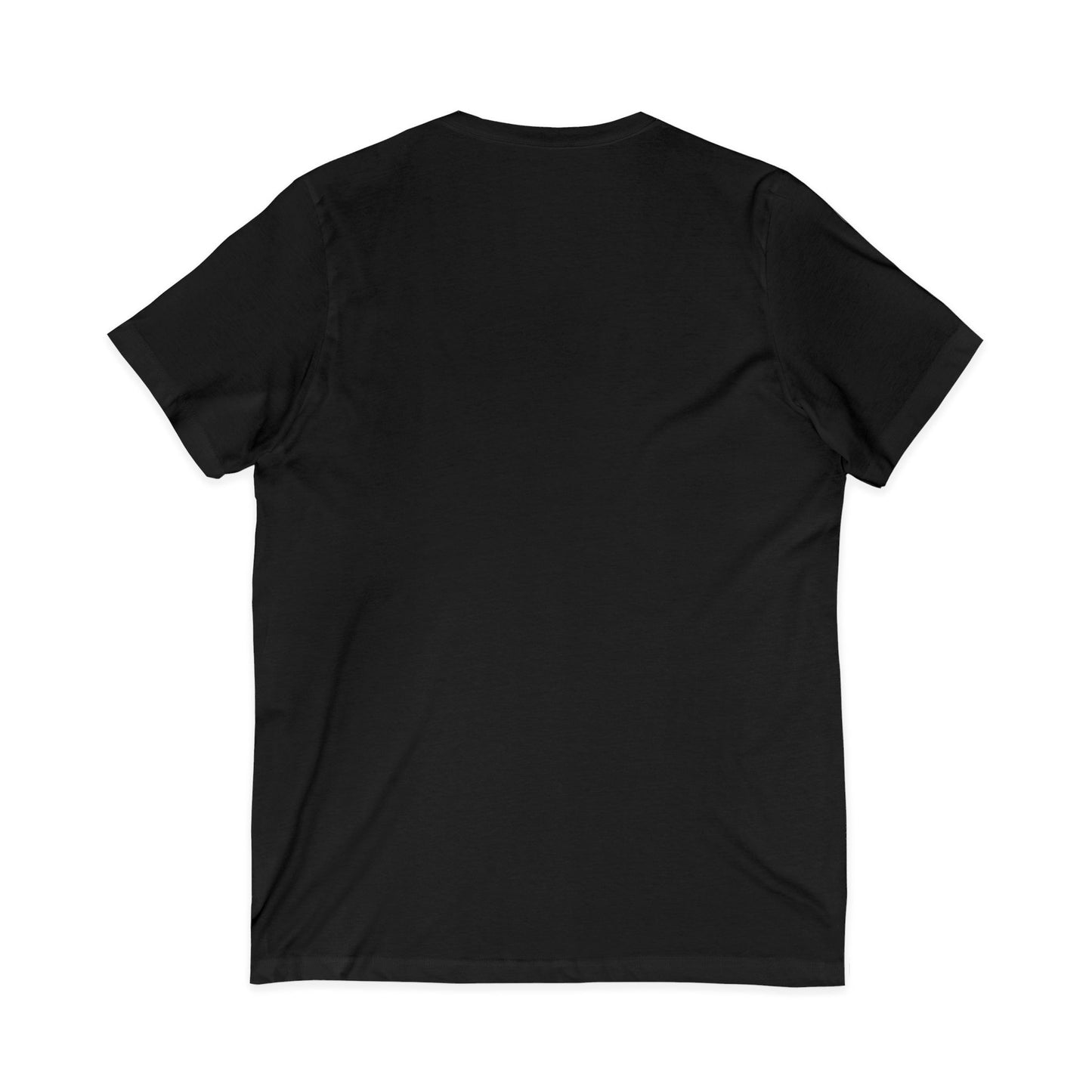 Phantom Logo V-Neck Tee — Minimalist Retro Band-Style Shirt