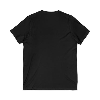 Phantom Logo V-Neck Tee — Minimalist Retro Band-Style Shirt