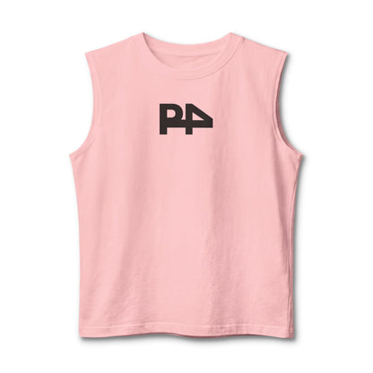 PA Logo Muscle Tank — Minimalist Athletic Sleeveless Tee