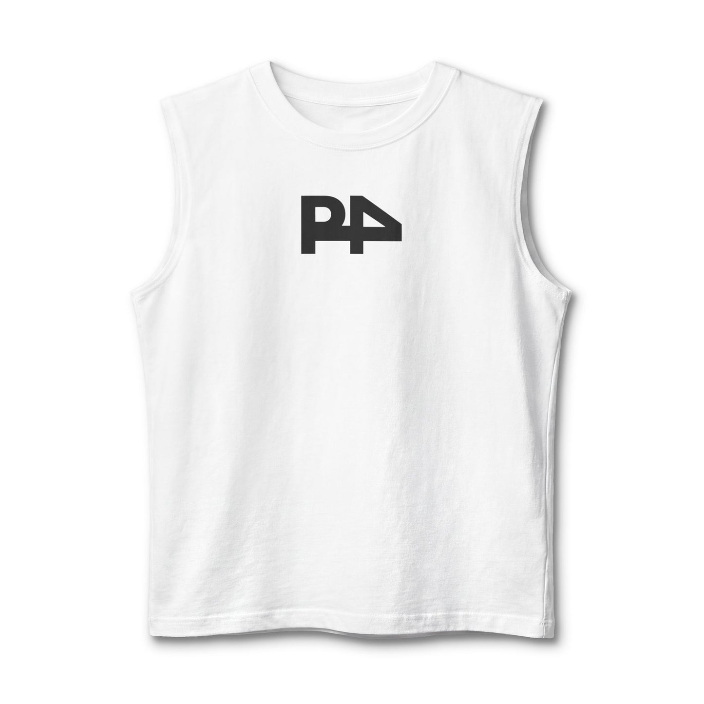 PA Logo Muscle Tank — Minimalist Athletic Sleeveless Tee