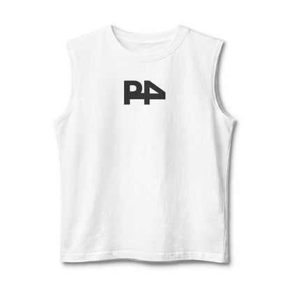 PA Logo Muscle Tank — Minimalist Athletic Sleeveless Tee