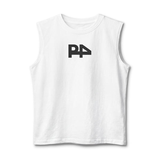 PA Logo Muscle Tank — Minimalist Athletic Sleeveless Tee