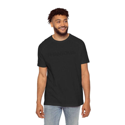 Phantom Logo T‑Shirt — Minimalist Black Text Graphic Tee