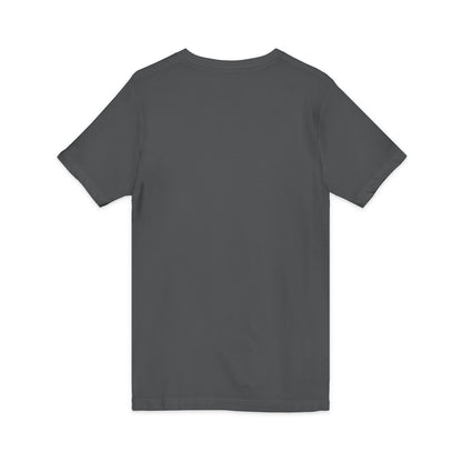 Phantom Logo V-Neck Tee — Minimalist Retro Band-Style Shirt