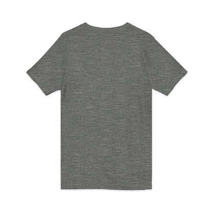 Phantom Logo V-Neck Tee — Minimalist Retro Band-Style Shirt
