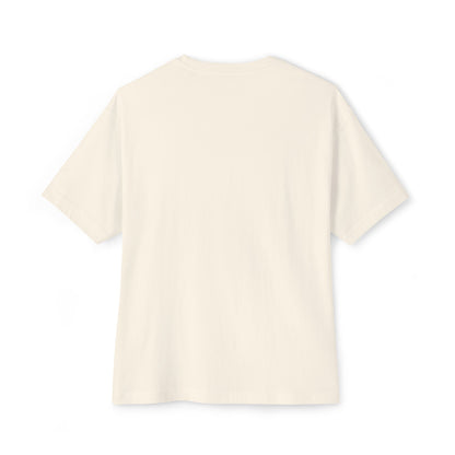 Boxy Tee — Minimal P4 Logo Pastel Pink Oversized T‑Shirt