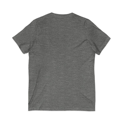 Phantom Logo V-Neck Tee — Minimalist Retro Band-Style Shirt