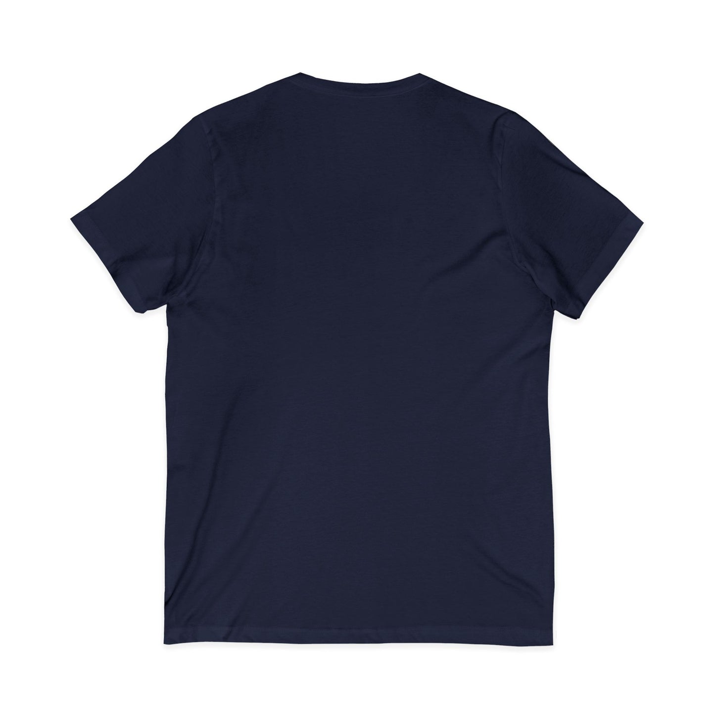 Phantom Logo V-Neck Tee — Minimalist Retro Band-Style Shirt