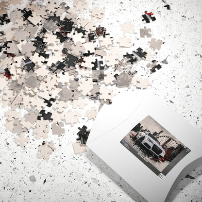 Audi Sports Car Puzzle – Urban Ferris Wheel Cityscape Jigsaw (110/252/520/1014 pcs)