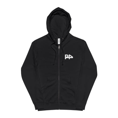 P4 embroidered Zip Hoodie