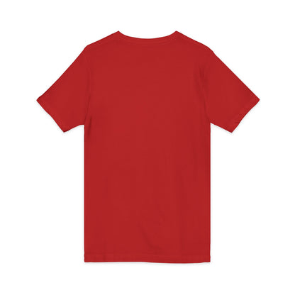 Phantom Logo V-Neck Tee — Minimalist Retro Band-Style Shirt