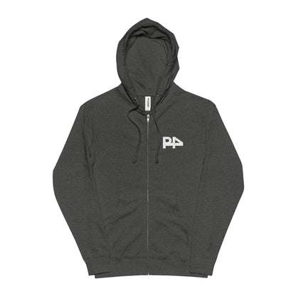 P4 embroidered Zip Hoodie