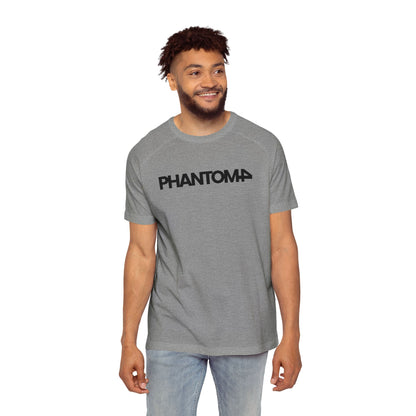 Phantom Logo T‑Shirt — Minimalist Black Text Graphic Tee