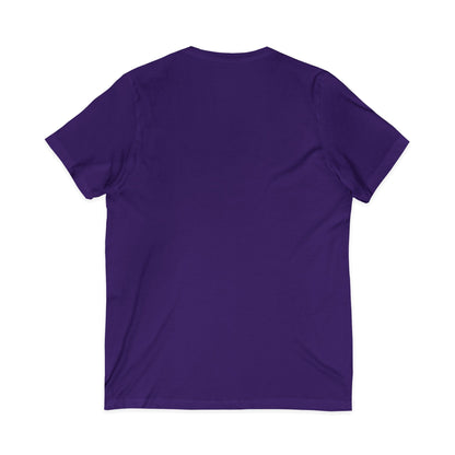Phantom Logo V-Neck Tee — Minimalist Retro Band-Style Shirt