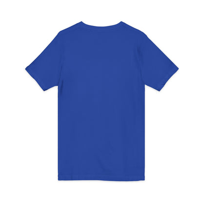 Phantom Logo V-Neck Tee — Minimalist Retro Band-Style Shirt