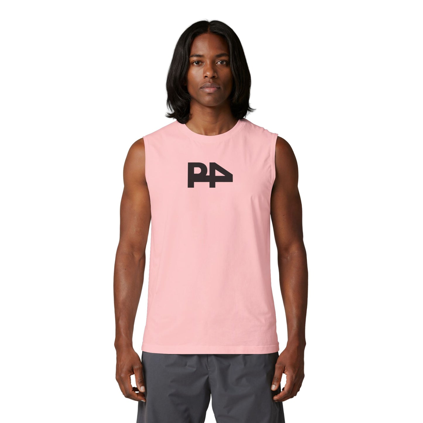 PA Logo Muscle Tank — Minimalist Athletic Sleeveless Tee