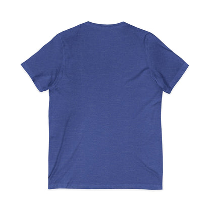 Phantom Logo V-Neck Tee — Minimalist Retro Band-Style Shirt