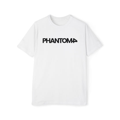 Phantom Logo T‑Shirt — Minimalist Black Text Graphic Tee - Phantom 4