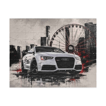 Audi Sports Car Puzzle – Urban Ferris Wheel Cityscape Jigsaw (110/252/520/1014 pcs)