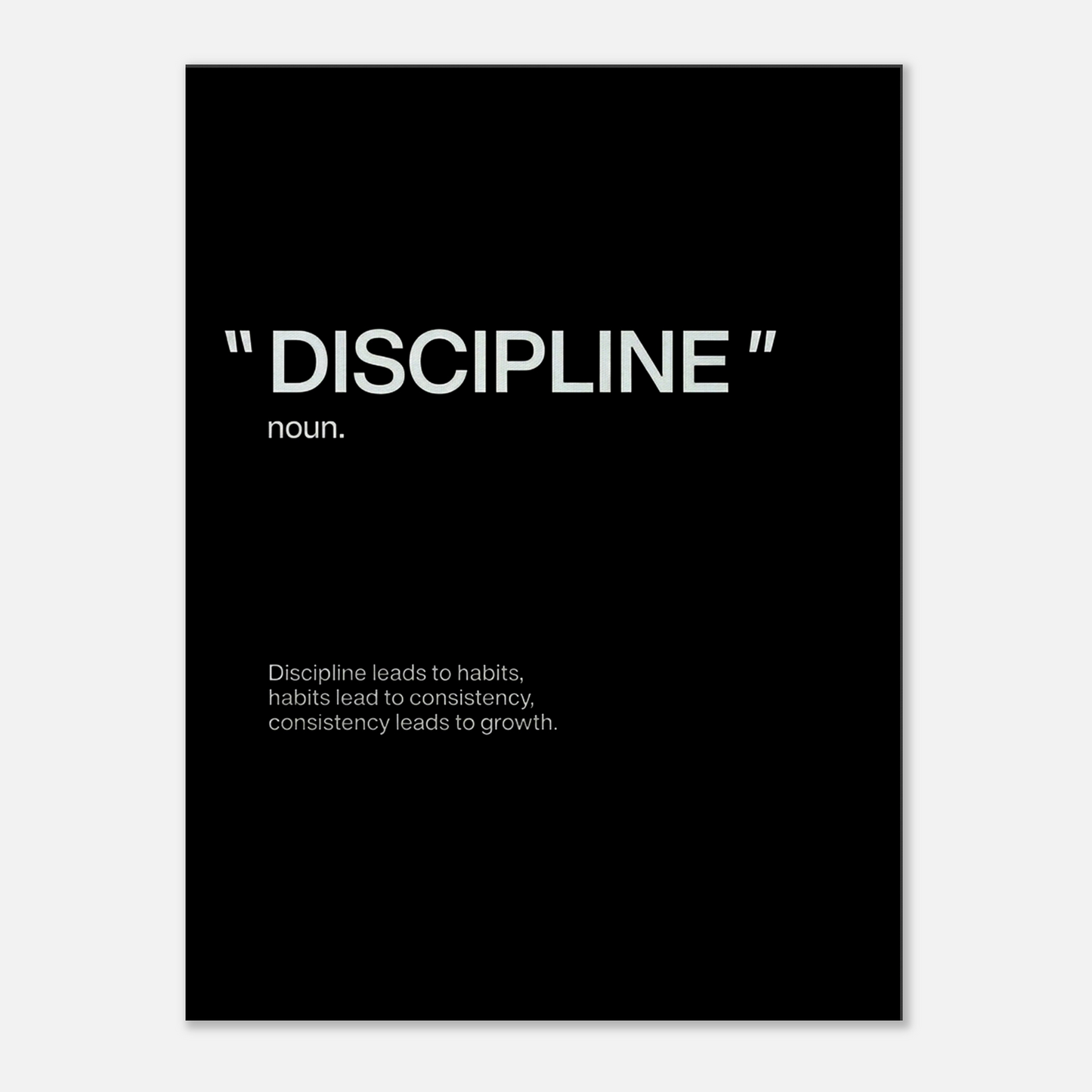The Discipline