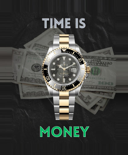 "Time Is Money" (1.5")
