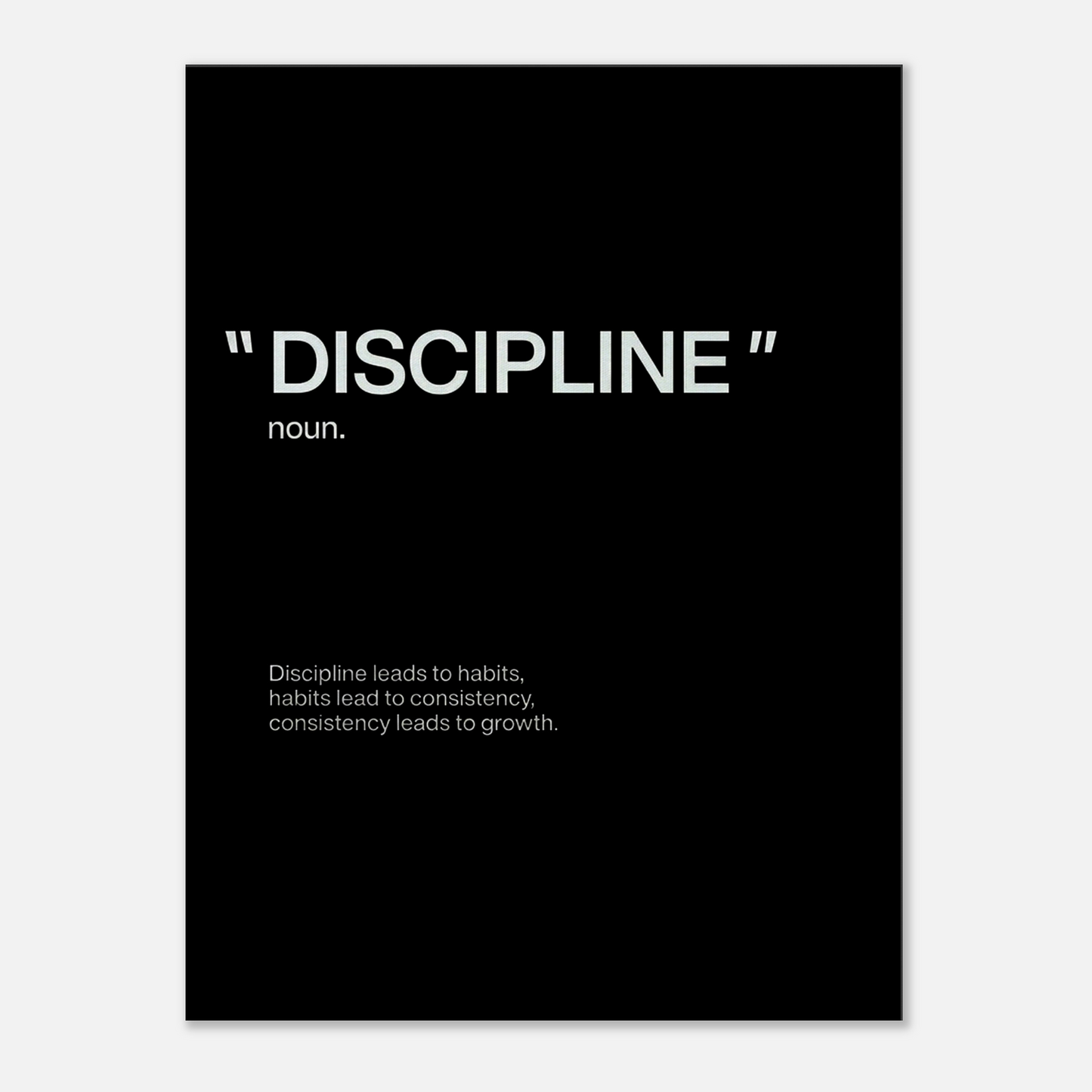 The Discipline