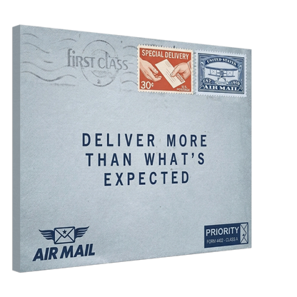 Deliver More Than What’s Expected