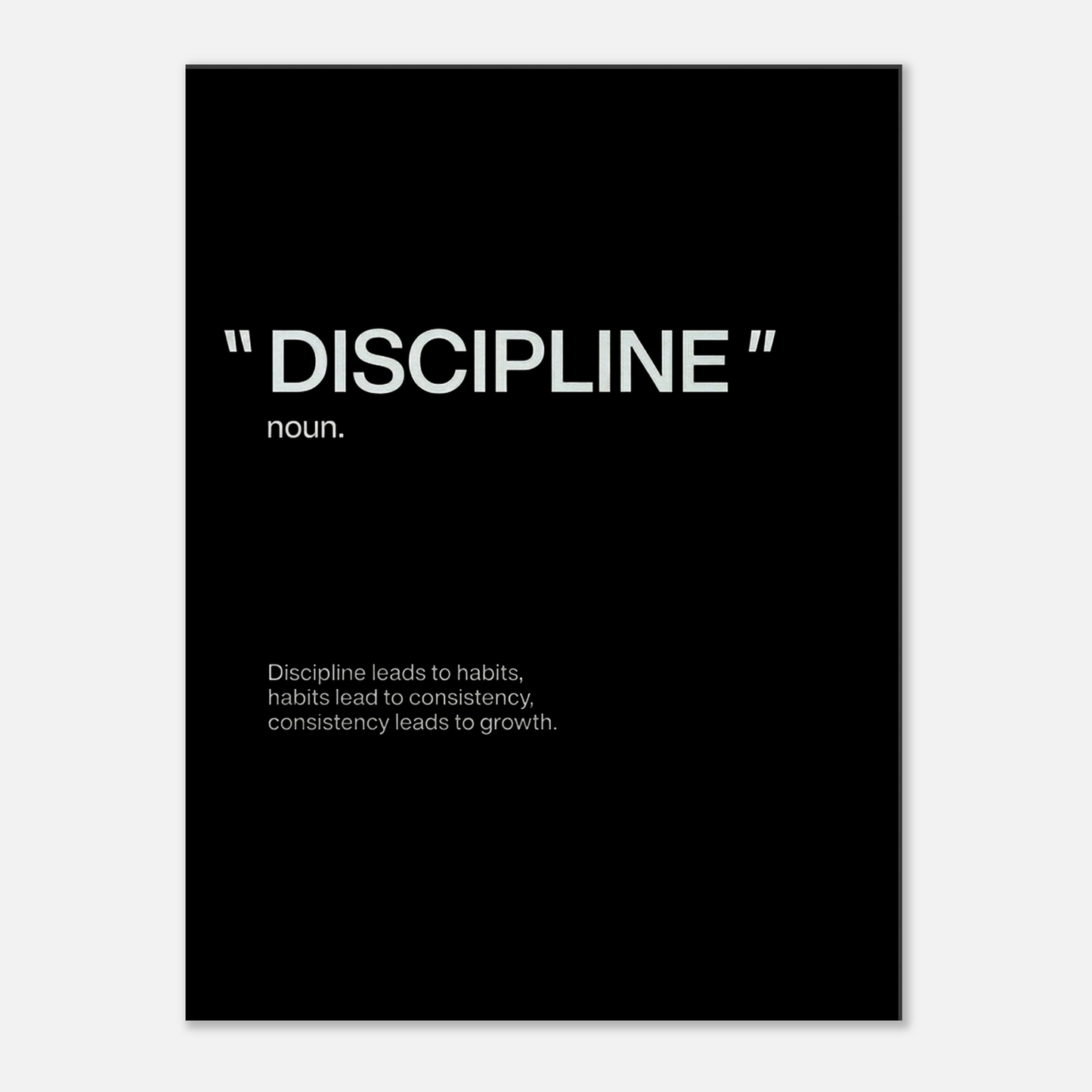 The Discipline
